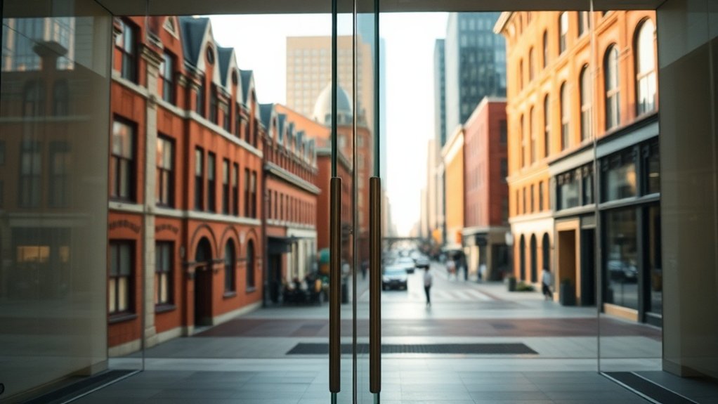 Glass Doors College Road