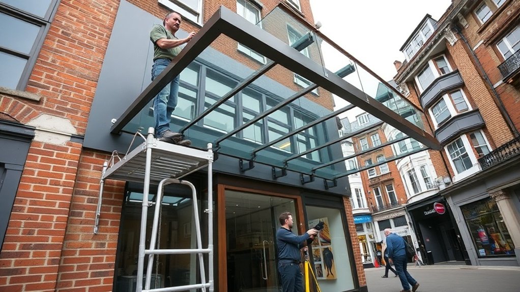 Shopfront Canopy Dulwich